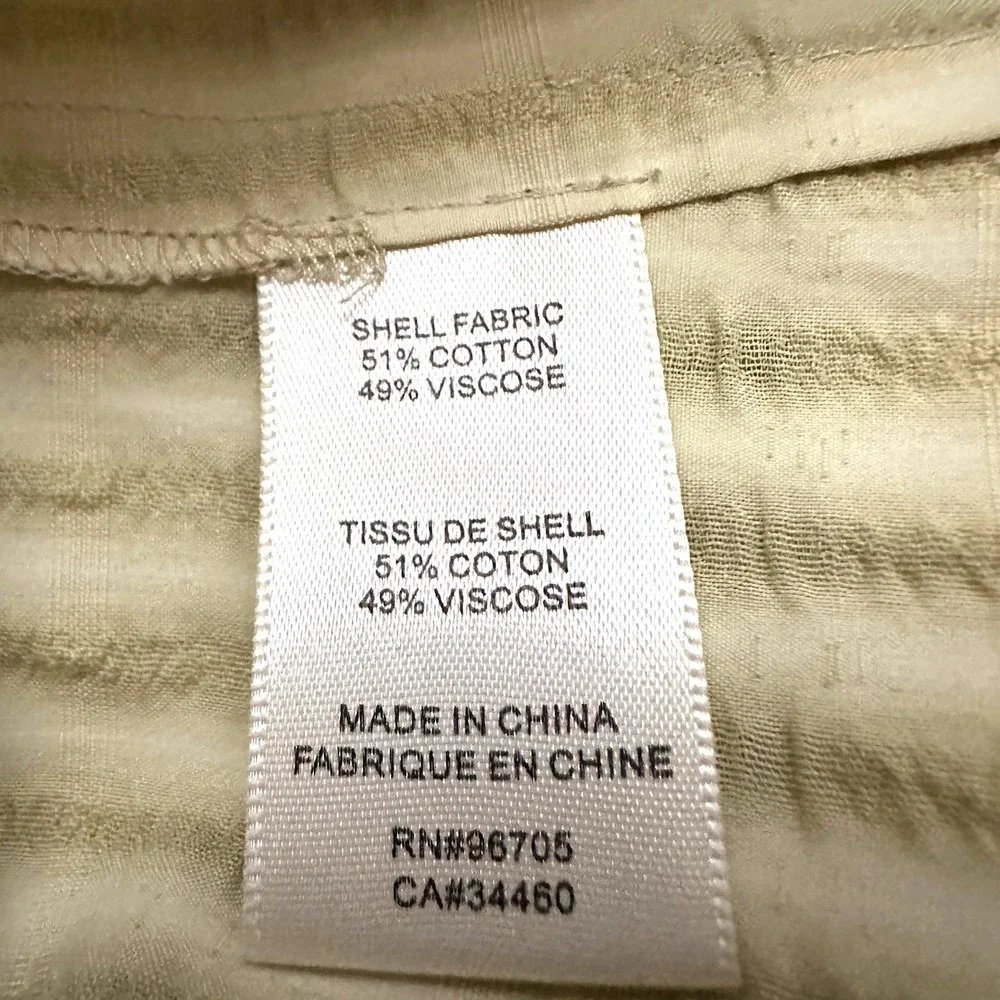 Rebecca‎ Taylor Sz 6 Faux Wrap Lightweight Skirt Dark And Light Green